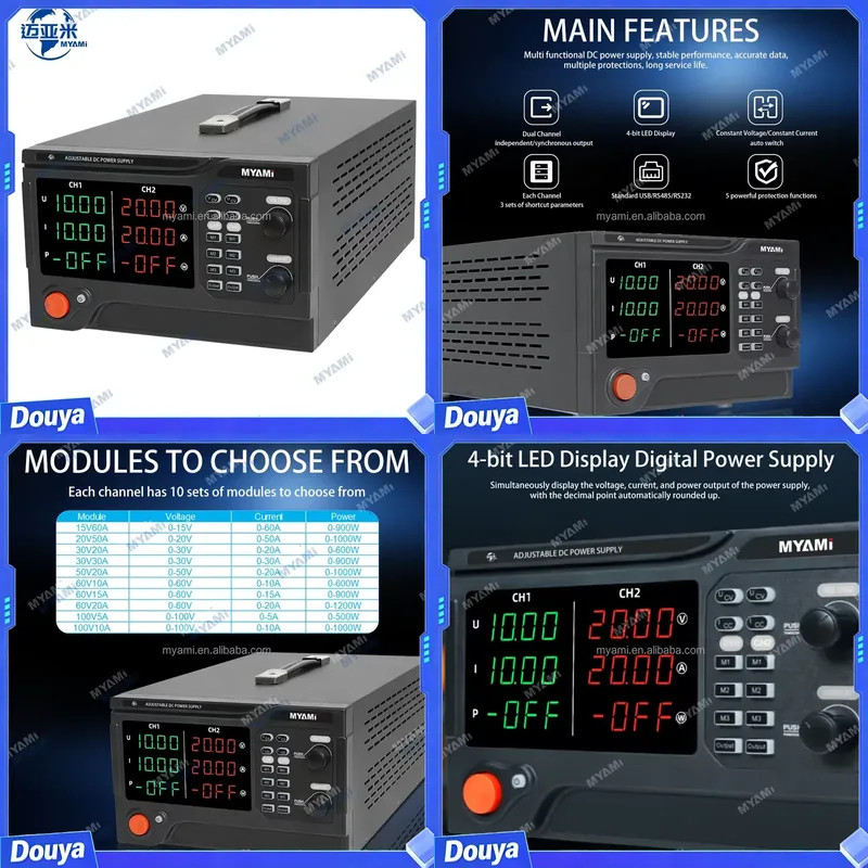 For MYAMi 1200W 60V 20A Dual C - High Power 60V 20A Bench Power Supply ulasan dan harga
