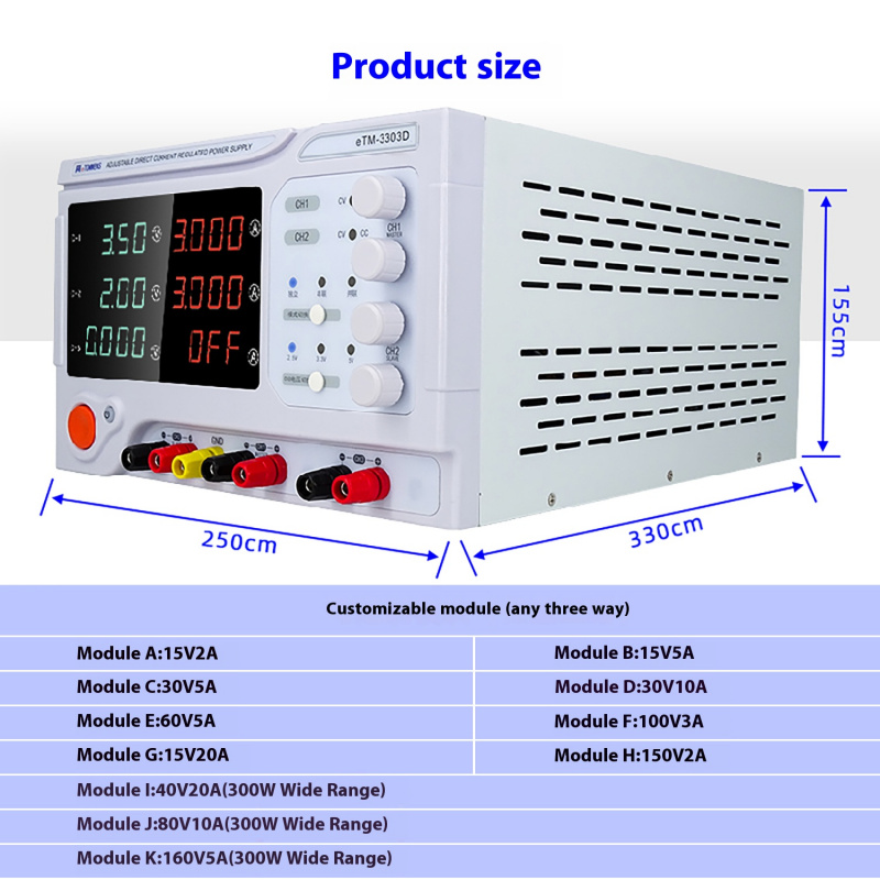 Desktop Linear Power Supply 4- - Linear Dc Power Supply Triple Output ulasan dan harga