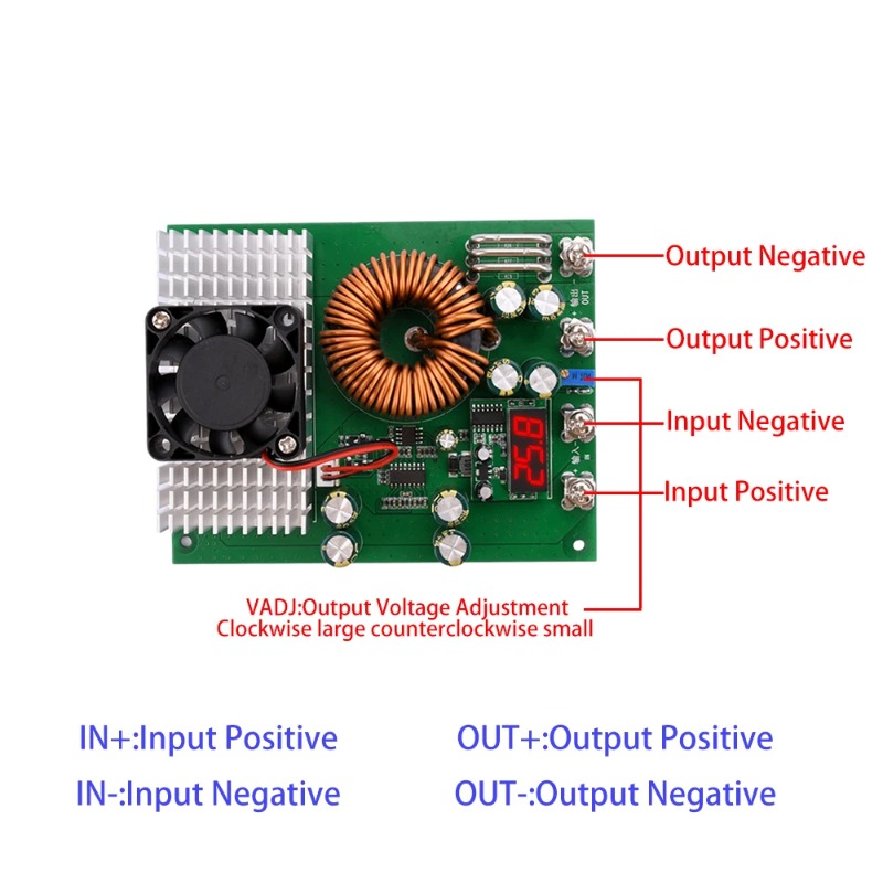 1000W 50A DC-DC Buck Converter - Step Down Dc Power Supply Module 1000W ulasan dan harga