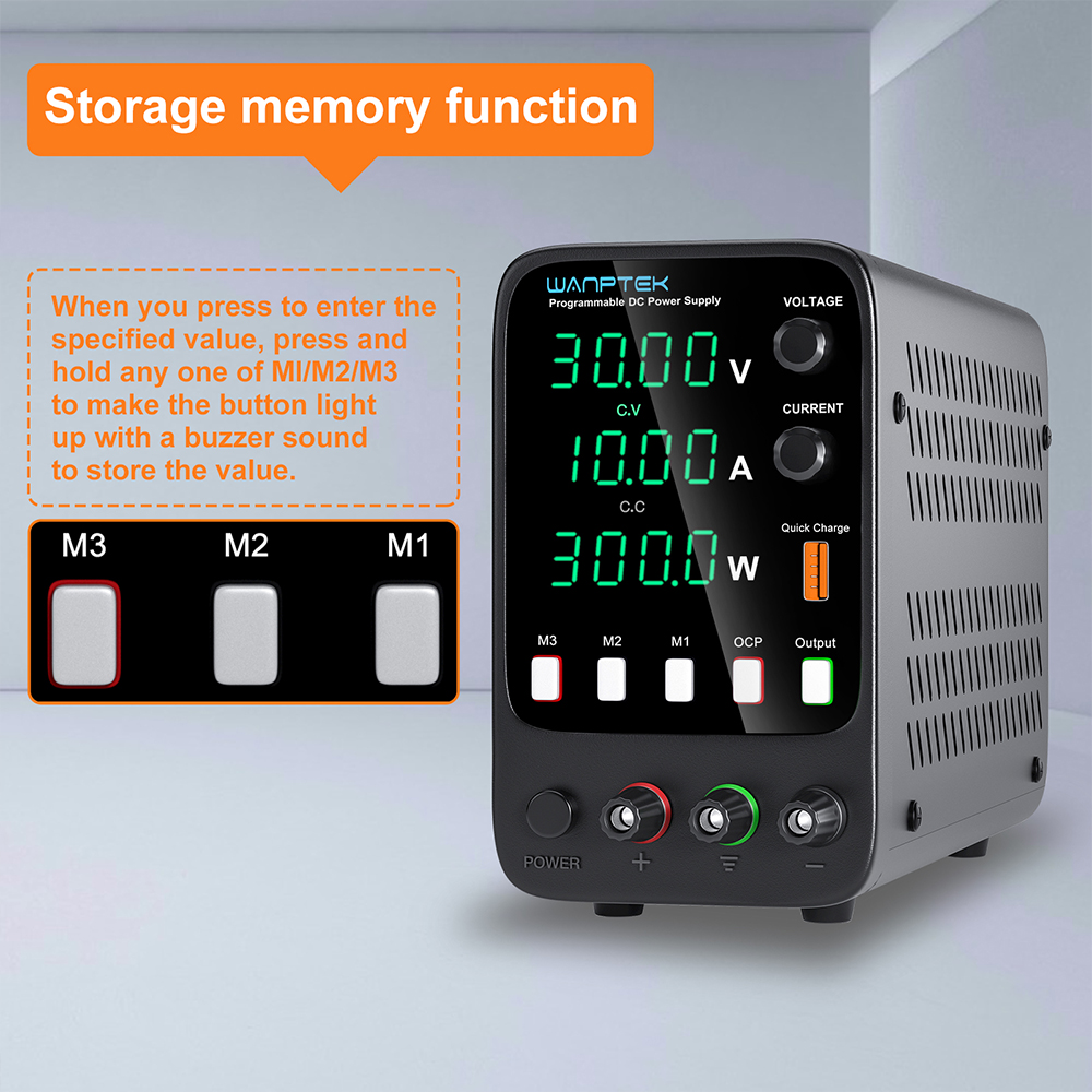 Wanptek Adjustable DC Power Su - Programmable Dc Power Supply 60V 10A ulasan dan harga